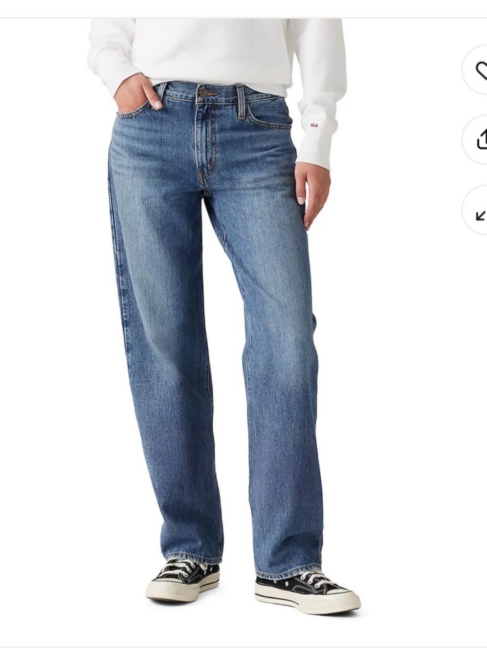 Levi’s Baggy Women’s Jeans – Size 29 – Medium Wash
